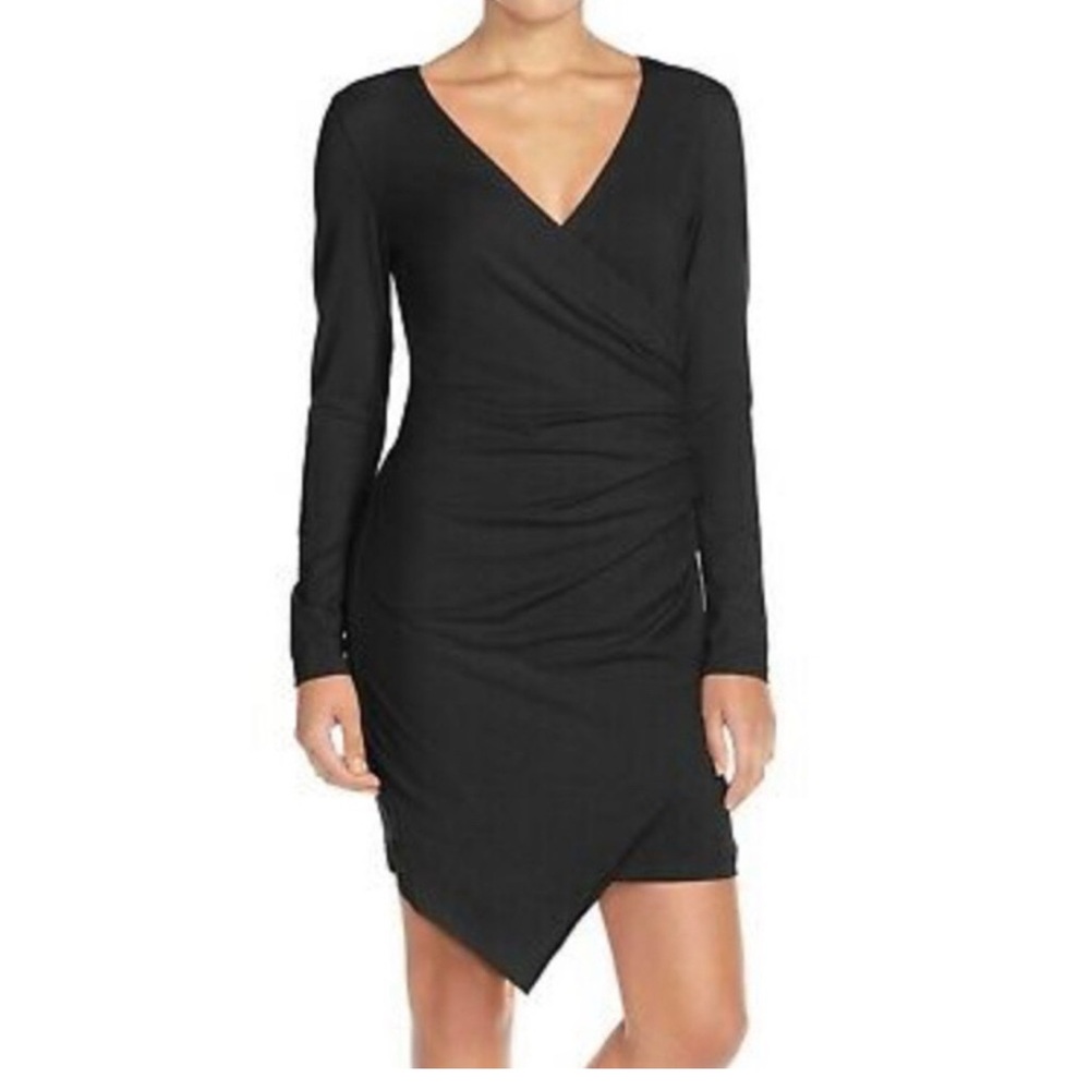 Madelyn Rae asymmetrical long sleeve dress